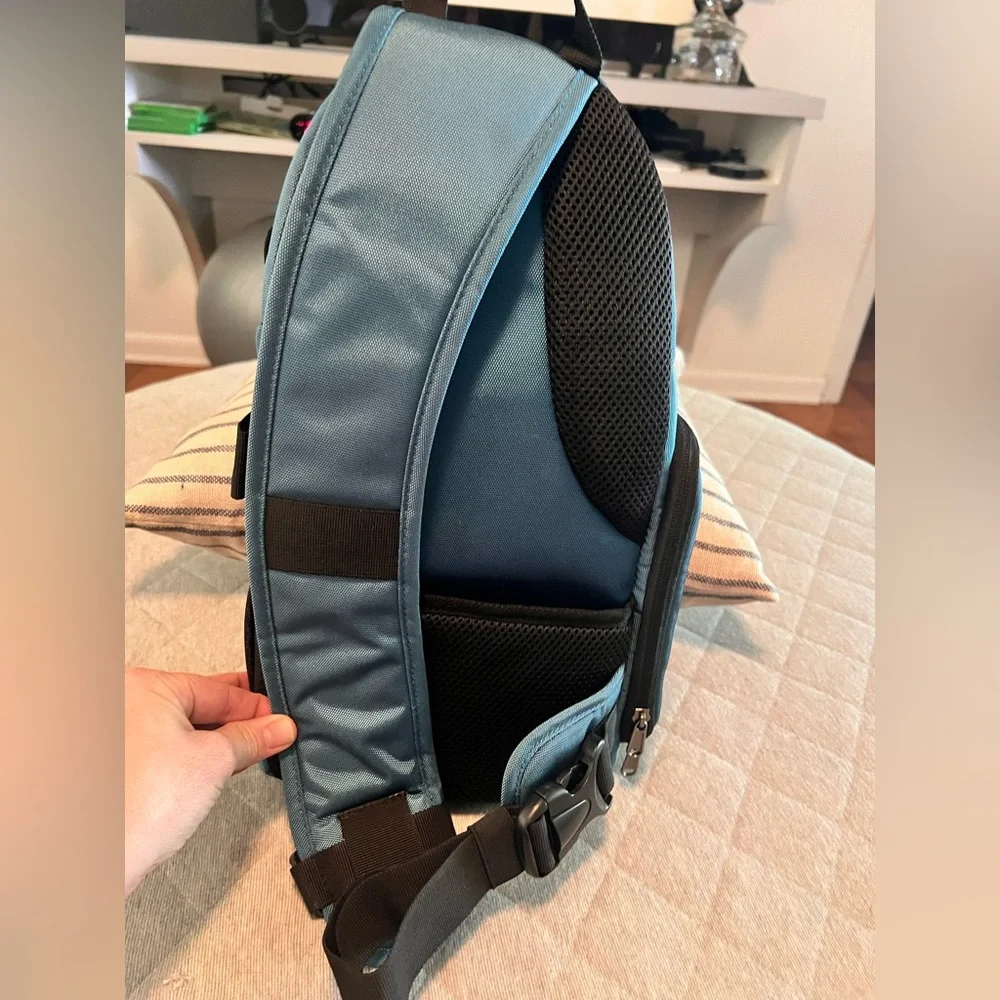 MOSISO Teal Camera Sling with Tripod Holder